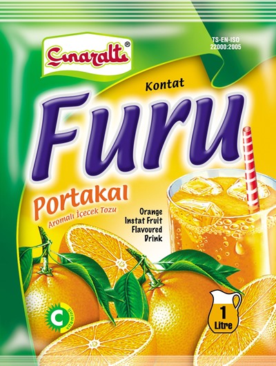 FURU ПОРОШОК ДЛЯ НАПИТКА СО ВКУСОМ АПЕЛЬСИНА